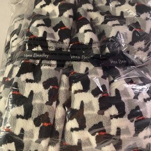 NWT Vera Bradley Soft Fleece Throw - Scottie Dogs